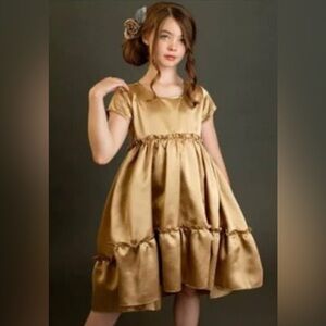 Joyfolie Gold Kids Dress